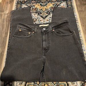 Levi's Women's Black mom Jeans